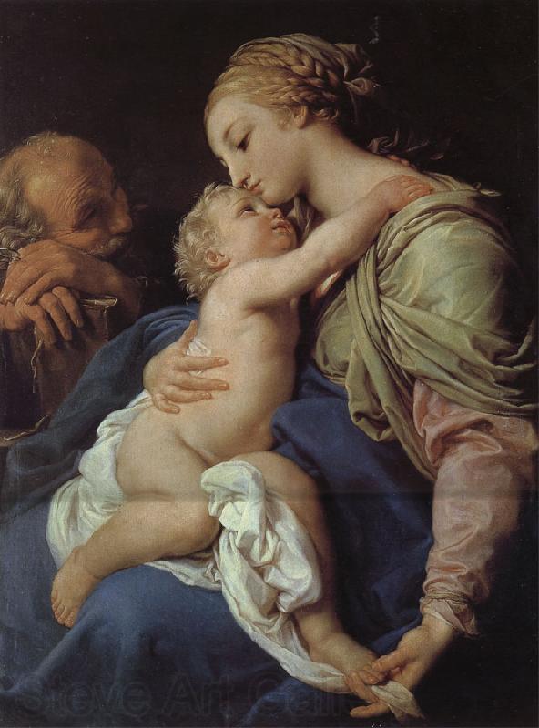 Pompeo Batoni Holy Family France oil painting art